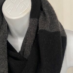 Rachel Rachel Roy 100% Cashmere Colorblock Infinity Scarf OS